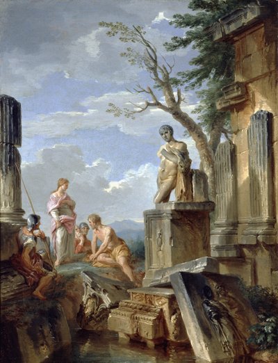 Rovine con una Sibilla e altre figure, c.1720 da Giovanni Paolo Pannini